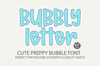 Creative Design with Bubbly Letter Fonts