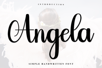 Angela Font: Designs for Creative Typography Projects