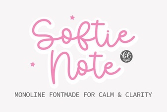 Softie Note Font: Friendly Design for Everyday Notes