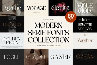 Modern Serif Font Bundle for Designers & Creators
